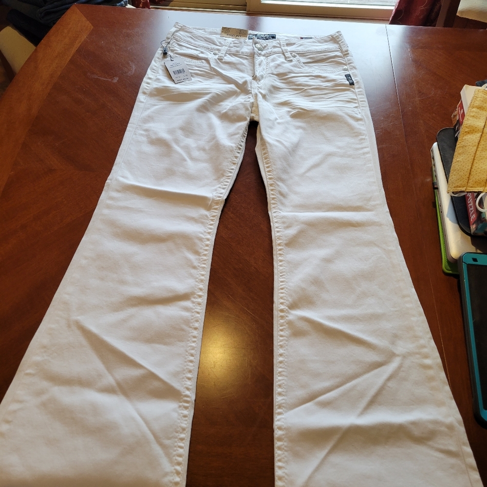 Silver jeans